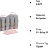Compression Packing Cubes for Suitcases, BAGSMART 6 Set/4 Set/2 Set Travel Organizer Cubes for Travel Essentials, Expandable Luggage Suitcase Organizer Bags Set, Lightweight Packing Organizers as Travel Accessories for Women / Men - Image 7