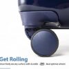 Coolife Luggage Suitcase expandable (only 28”) ABS+PC Spinner suitcase with TSA Lock carry on 20 in 24in 28in - Image 2