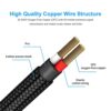 New bee Guitar Cable 10ft Electric Instrument Bass AMP Cord for Electric Mandolin, Pro Audio (Right Angle to Straight, Black) - Image 6