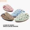 HEAWISH Women's Floral Ballet Flats for Women Black Beige Slip On Flowers PU Leather Round Toe Dress Shoes - Image 6