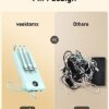 VEEKTOMX Portable Phone Charge with Built in Cables, 10000mAh Ultra Slim Power Bank with 5 Outputs and LED Display, Battery Pack Compatible with iPhone/iPad/Samsung and Other Android Smart Devices - Image 2