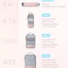 Compression Packing Cubes for Suitcases, BAGSMART 6 Set/4 Set/2 Set Travel Organizer Cubes for Travel Essentials, Expandable Luggage Suitcase Organizer Bags Set, Lightweight Packing Organizers as Travel Accessories for Women / Men - Image 5