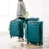 Samsonite Saire LTE Softside Expandable Luggage Wheels, Pine Green, Medium Spinner - Image 5