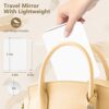 Rechargeable Travel Makeup Mirror with 10X Magnifying Mirror, Vanity Mirror with 80LEDs, 3 Color Lighting, High Capacity 2000mAh Batteries, Portable Ultra Slim Lighted Makeup Mirror, Travel Essential - Image 6