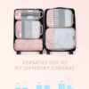 Compression Packing Cubes for Suitcases, BAGSMART 6 Set/4 Set/2 Set Travel Organizer Cubes for Travel Essentials, Expandable Luggage Suitcase Organizer Bags Set, Lightweight Packing Organizers as Travel Accessories for Women / Men - Image 6