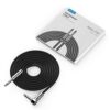 New bee Guitar Cable 10ft Electric Instrument Bass AMP Cord for Electric Mandolin, Pro Audio (Right Angle to Straight, Black) - Image 7