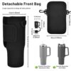 Yopria Water Bottle Carrier Bag Water Bottle Holder For Stanley 30/40oz Tumbler with Handle, Adjustable Strap for Outdoor Sports Camping Hiking Travelling - Image 2