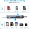 SD Card Reader, Beikell Dual Connector USB 3.0/USB C Memory Card Reader Adapter - Supports SD/Micro SD/SDXC/SDHC/MMC/RS-MMC/UHS-I, Compatible with MacBook Pro, MacBook Air, iPad Pro, Galaxy S21 etc. - Image 6