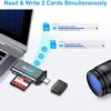SD Card Reader, Beikell Dual Connector USB 3.0/USB C Memory Card Reader Adapter - Supports SD/Micro SD/SDXC/SDHC/MMC/RS-MMC/UHS-I, Compatible with MacBook Pro, MacBook Air, iPad Pro, Galaxy S21 etc. - Image 5