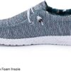 Hey Dude Mens Shoes Stretch Meteorite - Lace Up Loafers - Comfortable & Light-Weight, Wally - Image 4