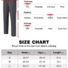 Rdruko Men's Casual Pants Lightweight Breathable Quick Dry Hiking Running Outdoor Sports Pants - Image 7