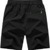 Rdruko Men's Quick Dry Hiking Shorts Lightweight Running Gym Outdoor Active Shorts with Zipper Pockets - Image 2