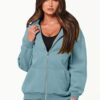 ANRABESS Women's Oversized Zip Up Hoodies Sweatshirts Y2K Clothes Teen Girl Fall Casual Drawstring Jackets with Pockets - Image 2