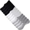 Breslatte No Show Socks Womens Men Non-slip Athletic No See Low Short Invisible Low Cut Socks for Women