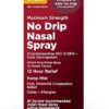 Amazon Basic Care No Drip Nasal Spray, Oxymetazoline HCl, Provides 12 Hour Nasal Congestion Relief, 1 Fluid Ounce