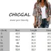 Women's Floral Print Puff Sleeve Kimono Cardigan Loose Cover Up Casual Blouse Tops - Image 6