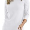 Hanes Women's Raglan Sleeve Tee, Women’s Stretch Cotton Tee, Women’s Crewneck Tee
