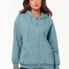 ANRABESS Women's Oversized Zip Up Hoodies Sweatshirts Y2K Clothes Teen Girl Fall Casual Drawstring Jackets with Pockets - Image 8