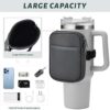 Yopria Water Bottle Pouch for Stanley,18~40oz Stanley Cup Accessories,Stanley Cup Fanny Pack,Tumbler Pouch with Pocket, for Phone, Cards, Keys,Wallet,Earphone，Compact, Versatile, GYM,Outdoors,Sports - Image 3