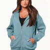 ANRABESS Women's Oversized Zip Up Hoodies Sweatshirts Y2K Clothes Teen Girl Fall Casual Drawstring Jackets with Pockets - Image 7
