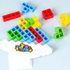 ALKISTA 48 Pcs Tetra Tower Balance Stacking Blocks Game, Board Games for 2 Players+ Family Games, Parties, Travel, Kids & Adults Team Building Blocks Toy - Image 7