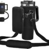 Yopria Water Bottle Carrier Bag Water Bottle Holder For Stanley 30/40oz Tumbler with Handle, Adjustable Strap for Outdoor Sports Camping Hiking Travelling