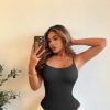 OQQ Women's 3 Piece Bodysuits Sexy Ribbed Sleeveless Adjustable Spaghetti Strip Tops Shapewear Bodysuits - Image 5