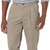 Amazon Essentials Men's Classic-Fit Wrinkle-Resistant Pleated Chino Pant (Available in Big & Tall) - Image 4