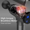 APHERMA Massage Gun, Muscle Massage Gun for Athletes Handheld Deep Tissue Massager Tool 30 Speed Levels 10 Heads, Mothers Day Gifts from Daughter/Son - Image 3