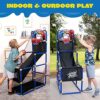 JOYIN Arcade Basketball Game Set with 4 Balls and Hoop for Kids Indoor Outdoor Sport Play - Easy Set Up - Air Pump Included - Ideal for Competition - Image 2