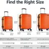 Amazon Basics 24-Inch Hardside Spinner, Orange - Image 5