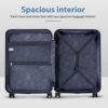 Coolife Luggage Suitcase expandable (only 28”) ABS+PC Spinner suitcase with TSA Lock carry on 20 in 24in 28in - Image 4
