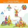 Coodoo Upgraded Magnetic Blocks Tough Tiles STEM Toys for 3+ Year Old Boys and Girls Learning by Playing Games for Toddlers Kids, Compatible with Major Brands Building Blocks - Starter Set - Image 6