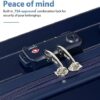 Coolife Luggage Suitcase expandable (only 28”) ABS+PC Spinner suitcase with TSA Lock carry on 20 in 24in 28in - Image 3