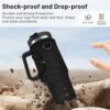 Yopria Water Bottle Carrier Bag Water Bottle Holder For Stanley 30/40oz Tumbler with Handle, Adjustable Strap for Outdoor Sports Camping Hiking Travelling - Image 5
