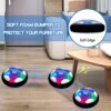Hover Soccer Ball Toys for Boys, 2 Soccer Balls with Soft Foam Bumpers﻿, Indoor Outdoor Air Floating Hover Ball Football Game Kids Gifts Toys for Age 3 4 5 6 7 8 9 10-16 Year Old Boys - Image 2
