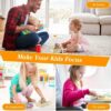 Montessori Busy Board for Toddlers 1-3, Wooden Sensory Toys with 8 LED Light Switches for 1+ Year Old Baby Kids Christmas Stocking Stuffers Birthday Gifts for 2-4 Year Old Sorting & Stacking Toys - Image 6