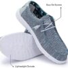 Hey Dude Mens Shoes Stretch Meteorite - Lace Up Loafers - Comfortable & Light-Weight, Wally - Image 5