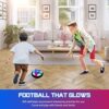 Hover Soccer Ball Toys for Boys, 2 Soccer Balls with Soft Foam Bumpers﻿, Indoor Outdoor Air Floating Hover Ball Football Game Kids Gifts Toys for Age 3 4 5 6 7 8 9 10-16 Year Old Boys - Image 7