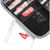 Lewis N. Clark Travel Pill Organizer | For Vitamins, Medication, Prescriptions, Or Medicine Storage | AM/PM Color Coded | 16 Slot Slimline Pouch | Black - Image 8