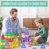 Magnetic Tiles Kids Games Toys for 3+ Year Old Boy and Girl Birthday Gifts, Magnet Blocks Building STEM Preschool Sensory Learning Montessori Autism Toys for Toddlers Kids Ages 3-5, 5-7, 4-8, 8-12 - Image 3