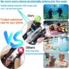 AiRunTech Waterproof Case, Waterproof Cell Phone Dry Bag Compatible for iPhone 14/13/12/12 Pro Max/11/11 Pro/SE/Xs Max/XR/8P/7 Galaxy up to 7.0", Phone Pouch for Beach Kayaking Travel (2 Pack) - Image 2