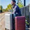 Samsonite Evolve SE Hardside Expandable Luggage with Double Wheels, Arctic Silver, Medium Spinner - Image 5