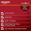 Amazon Basic Care No Drip Nasal Spray, Oxymetazoline HCl, Provides 12 Hour Nasal Congestion Relief, 1 Fluid Ounce - Image 3