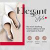 Silky Toes Womens Foldable Flat Ballet Shoes Casual Business Flats for Women - Image 6