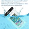 AiRunTech Waterproof Case, Waterproof Cell Phone Dry Bag Compatible for iPhone 14/13/12/12 Pro Max/11/11 Pro/SE/Xs Max/XR/8P/7 Galaxy up to 7.0", Phone Pouch for Beach Kayaking Travel (2 Pack) - Image 3