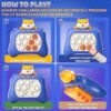 DOLOOWEE Pop Fidget Game,Sensory Fidget Toys for Kids,Handheld Game Toy,Push Bubble Stress Light-Up Toys,Electronic Pop Light Up Games for Ages 3-12 Year Old Girls and Boys Birthday Gifts (Blue) - Image 6