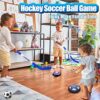 Hover Soccer Ball for Kids, 3-in-1 Hover Hockey Bowling Set Game, Indoor and Outdoor Sports Toys for Kids Ages 3 4 5 6 7 8-12 - Rechargeable LED Soccer Games Toys for 3-12 Year Old Boys - Image 7