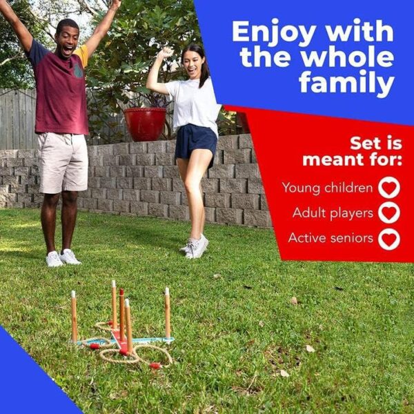 Elite Sportz Ring Toss Games for Kids - Outdoor Yard Game for Adults & Family - Backyard Toys, Outdoor Games, Yard Games, Backyard Games, Lawn Games, Outdoor Toys For Kids Ages 4-8, Outdoor Toys - Image 7