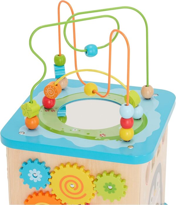 Amazon Basics Kids Wooden Activity Learning Cube, Gift for Age 12M+, 34x57.1x34cm - Image 5